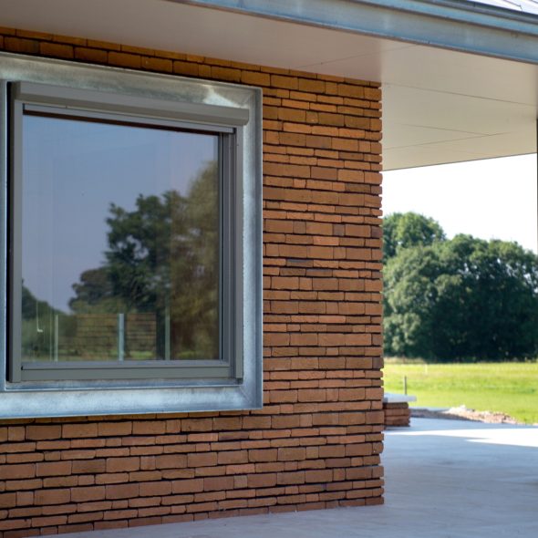woonhuis gendt canne goud bruin gesinterd steen